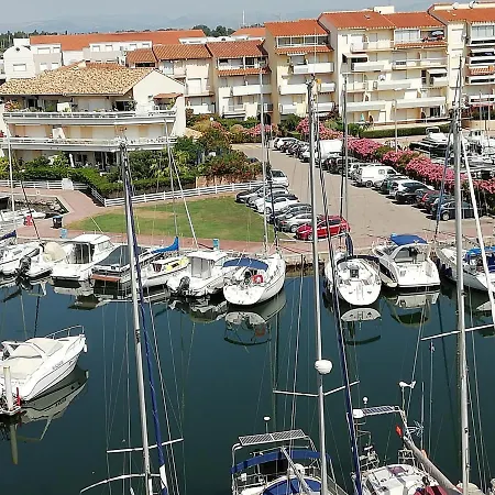 Beau T2 Climatisé Sur Marina Avec Parking Privé Canet-en-Roussillon